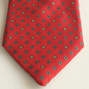 Vintage House of Arden Red Silk Tie USA Made